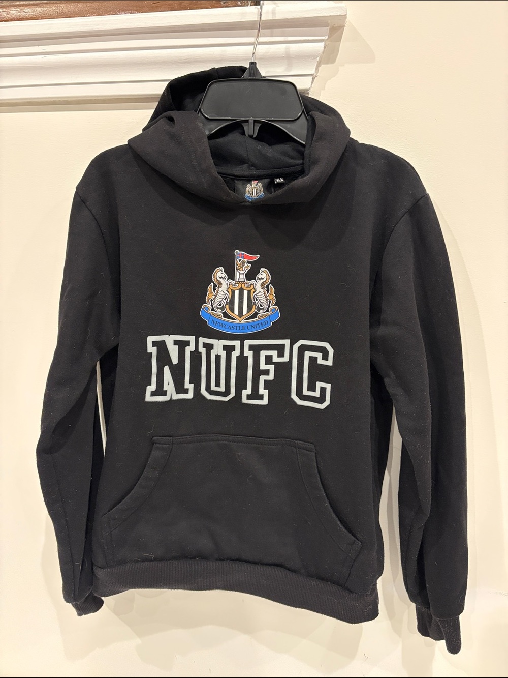 Newcastle United NUFC Official Black Hoodie